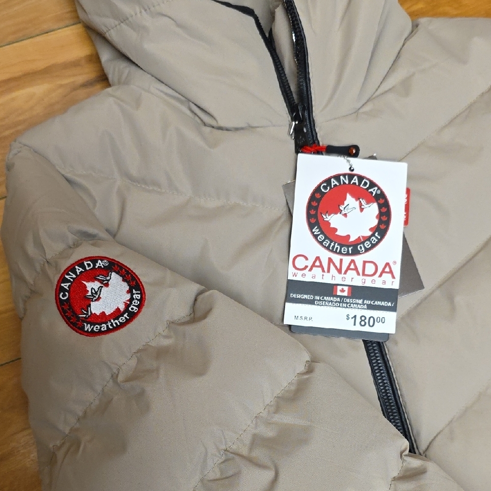 Canada Weather Gear Size L Womens Double-Zip Water Resistant Heavyweight Puffer - Picture 16 of 16